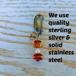 NEW Artisan Crafted Crystal Healing Pet Charm